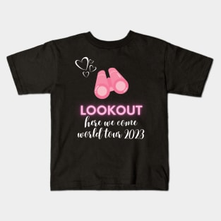 scentsy lookout, here we come, world tour 2023 Kids T-Shirt